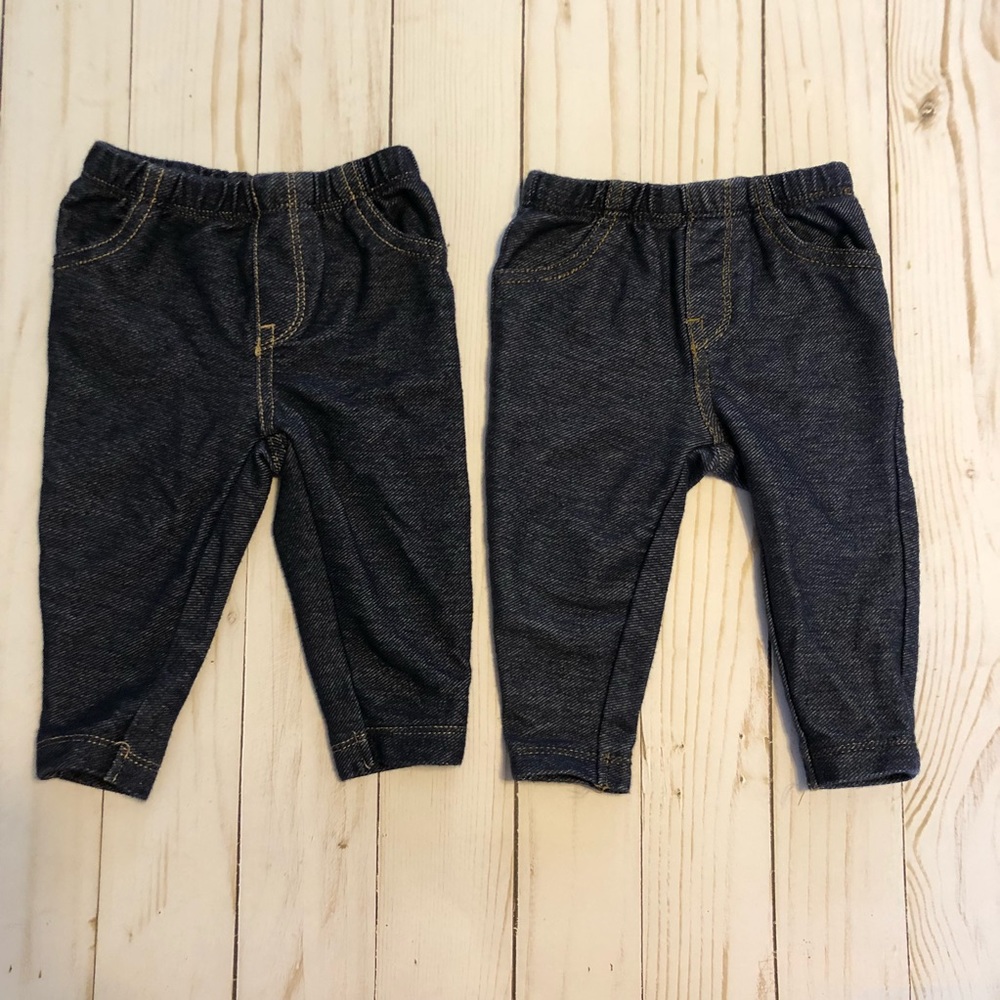 2 pairs of cotton jeggings